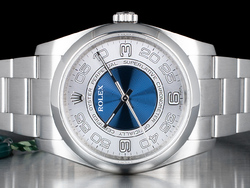 Rolex Oyster Perpetual 36 Oyster Bracelet Silver Blue Dial 116000 